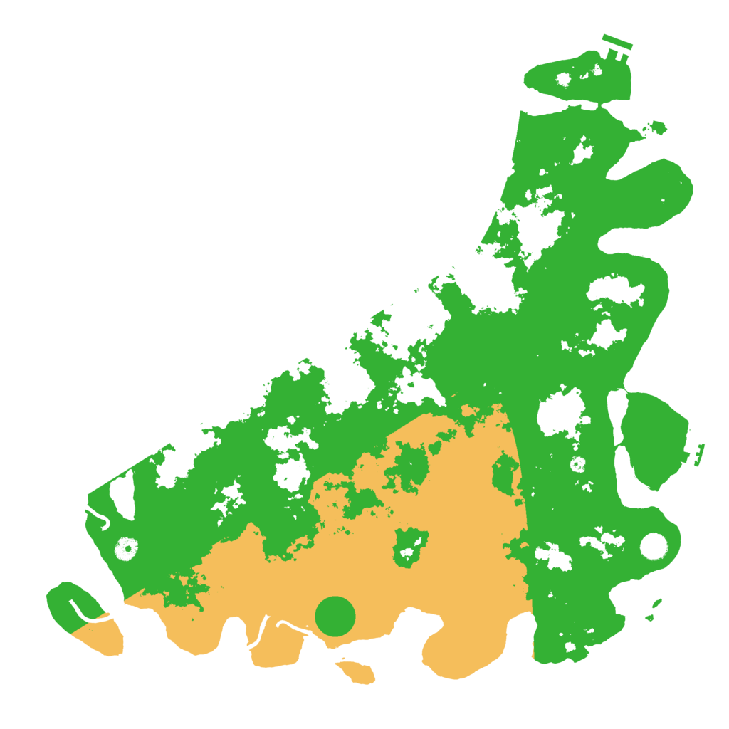 Biome Rust Map: Procedural Map, Size: 4750, Seed: 19132