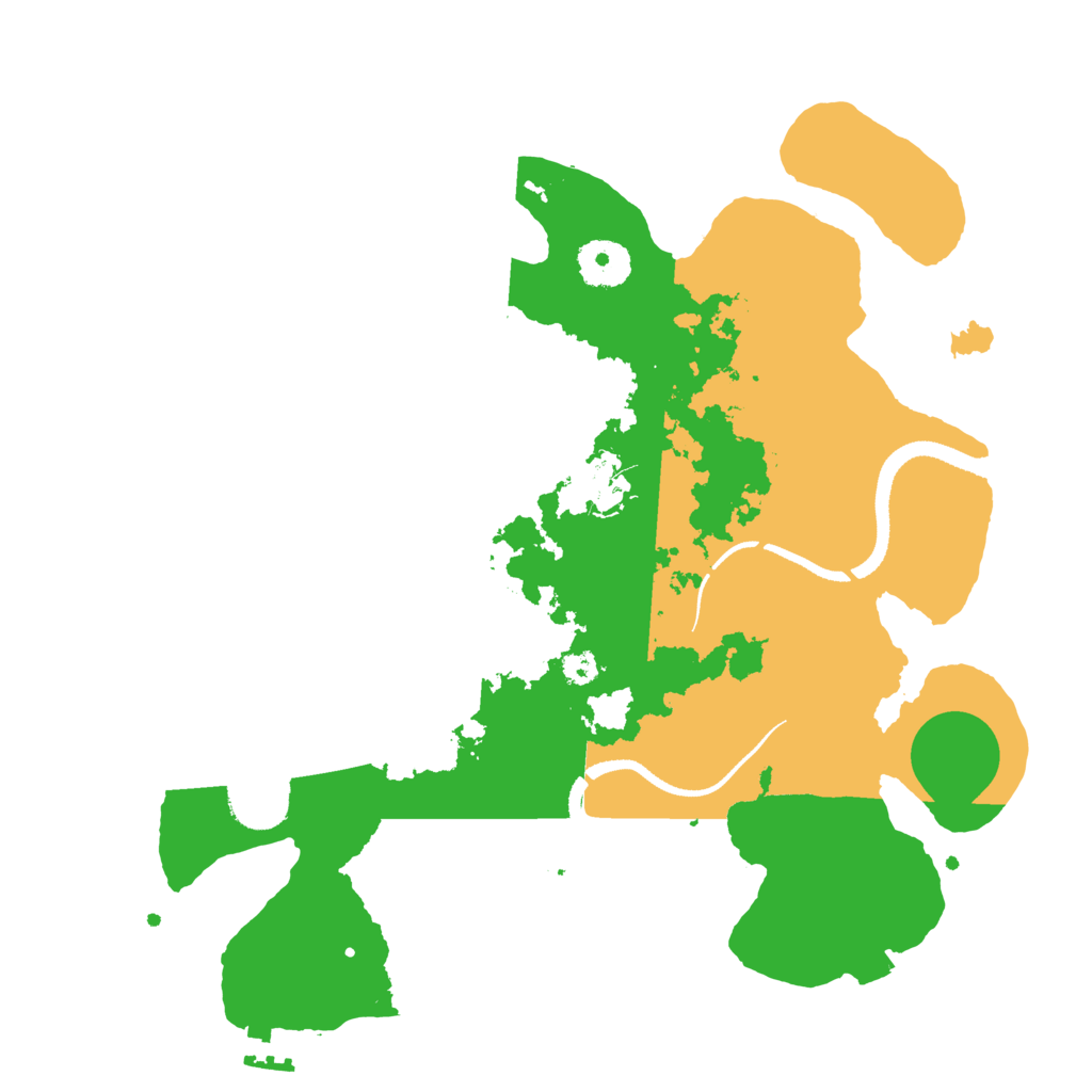 Biome Rust Map: Procedural Map, Size: 3250, Seed: 5986354