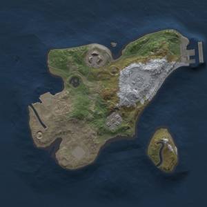 Thumbnail Rust Map: Procedural Map, Size: 2000, Seed: 812709267, 7 Monuments