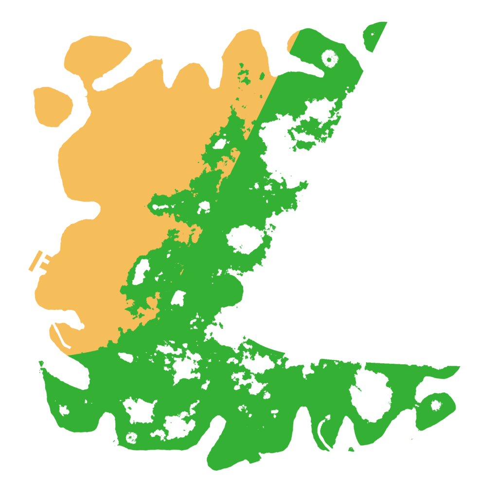 Biome Rust Map: Procedural Map, Size: 4500, Seed: 2105431740