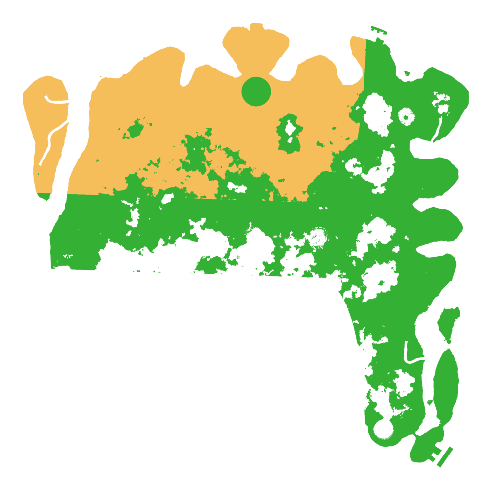 Biome Rust Map: Procedural Map, Size: 4500, Seed: 566837342