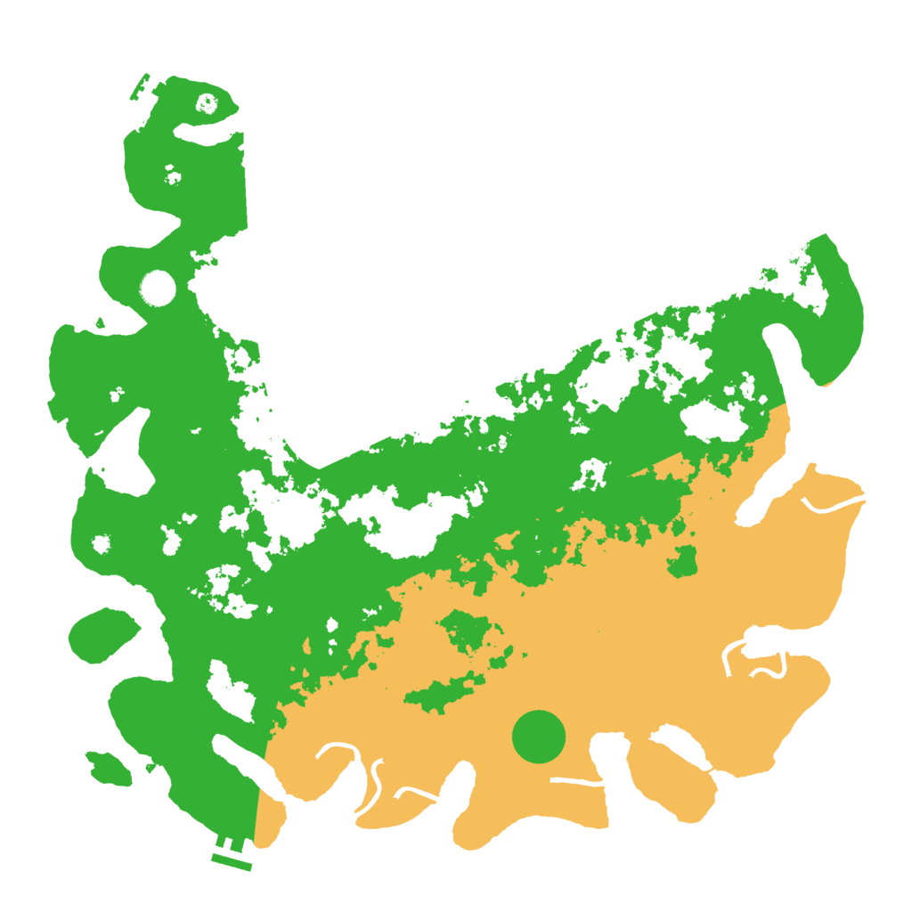 Biome Rust Map: Procedural Map, Size: 4500, Seed: 144791572
