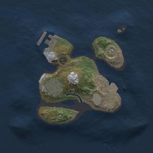 Thumbnail Rust Map: Procedural Map, Size: 2000, Seed: 24356, 5 Monuments