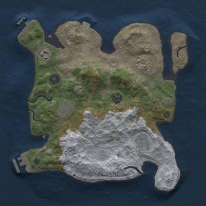 Thumbnail Rust Map: Procedural Map, Size: 3000, Seed: 276893630, 14 Monuments