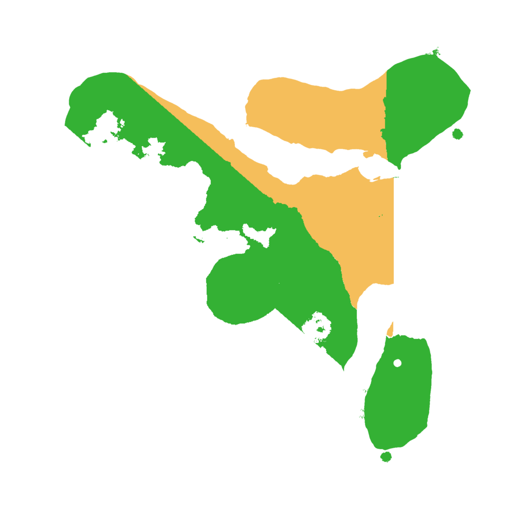 Biome Rust Map: Procedural Map, Size: 2000, Seed: 447265377