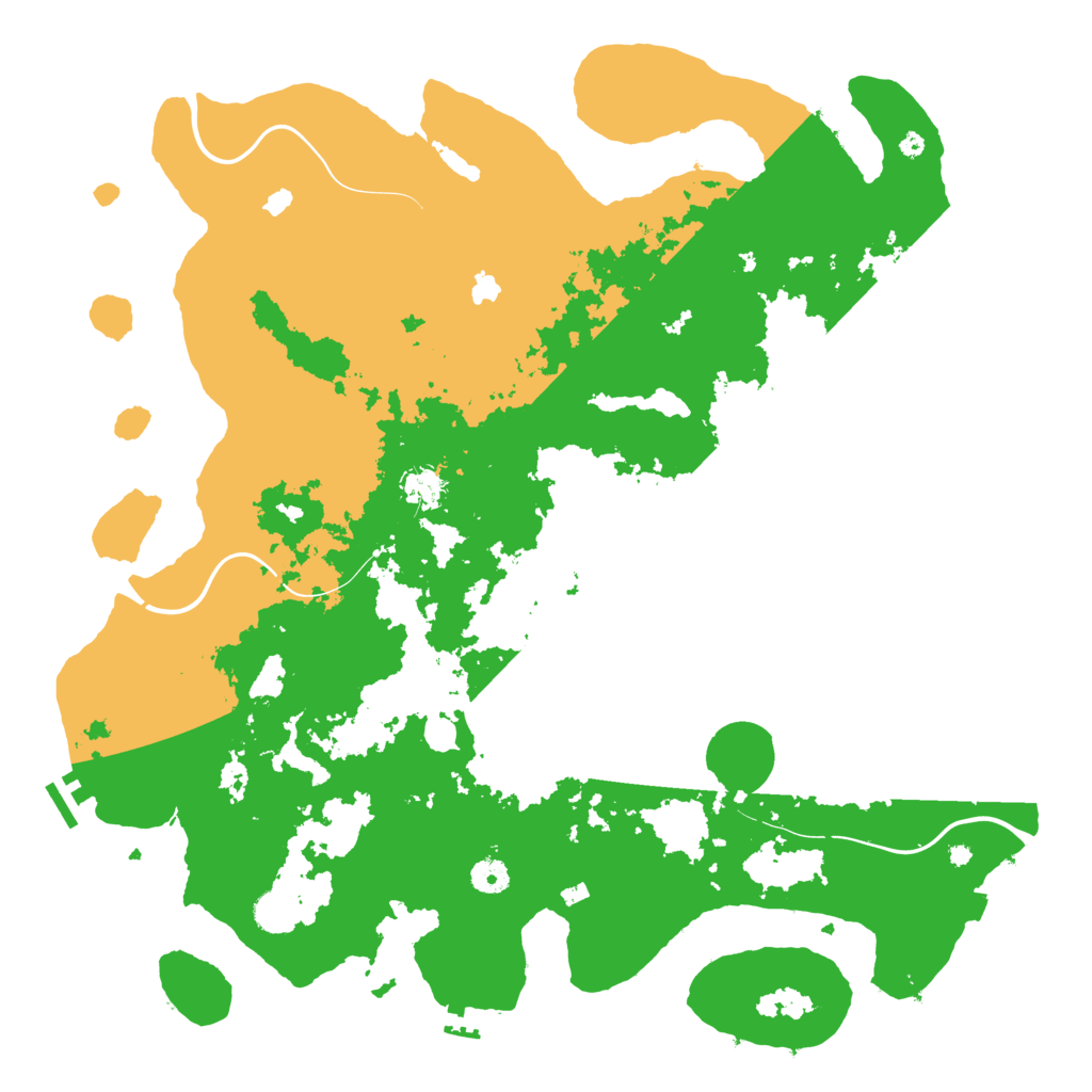Biome Rust Map: Procedural Map, Size: 4500, Seed: 200485483