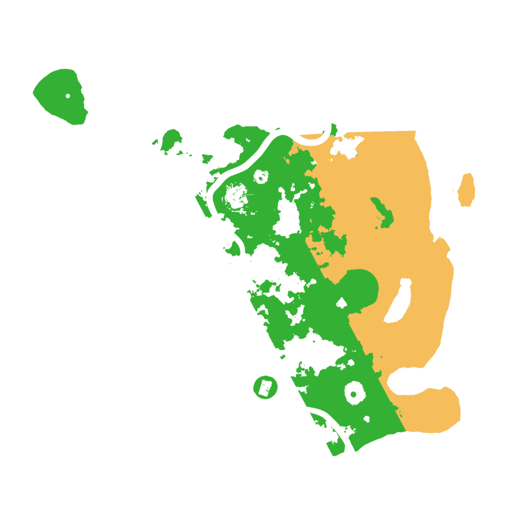 Biome Rust Map: Procedural Map, Size: 3500, Seed: 1160751132