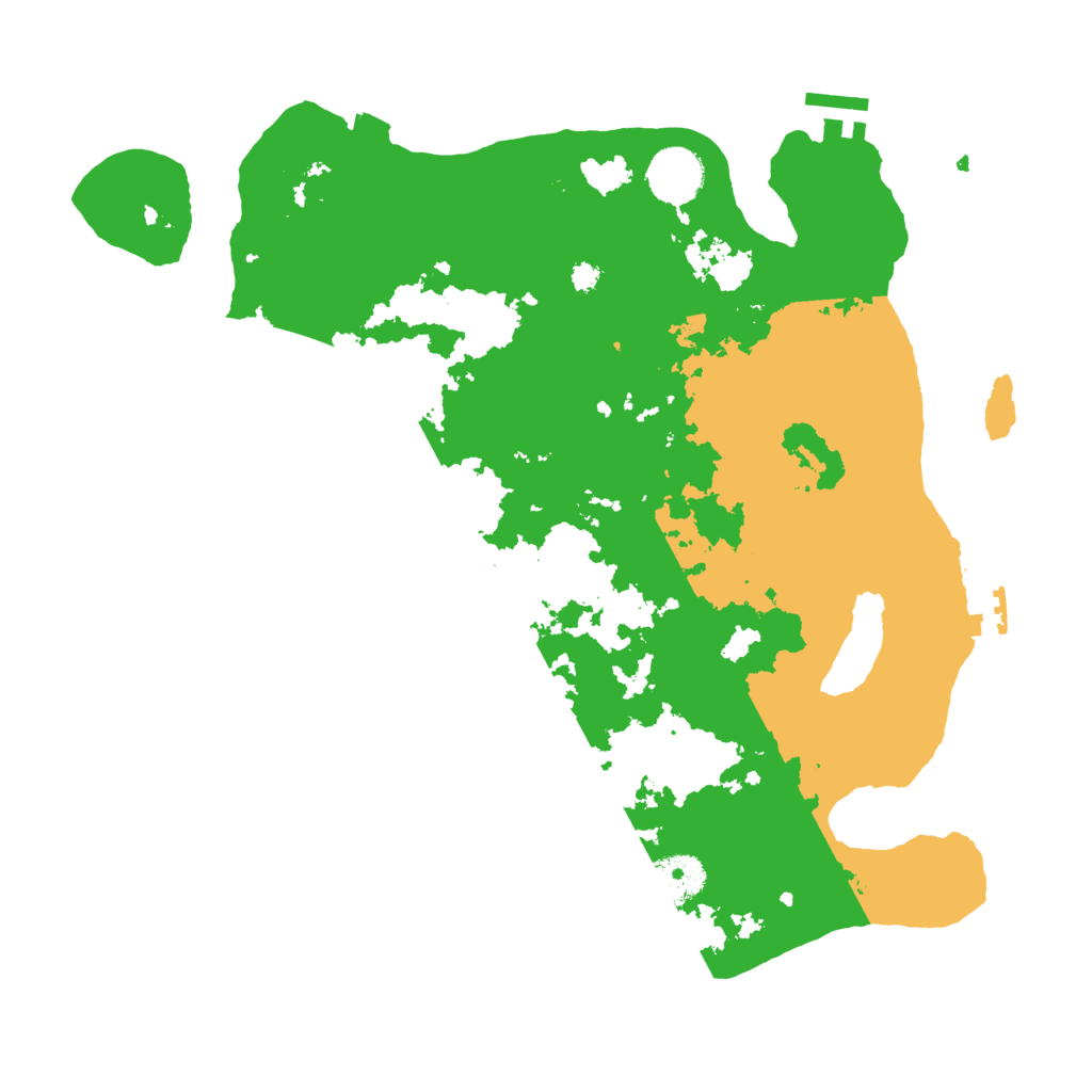 Biome Rust Map: Procedural Map, Size: 3500, Seed: 1160751132