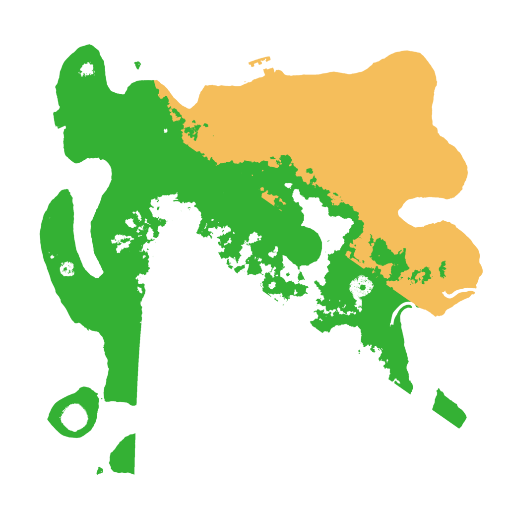 Biome Rust Map: Procedural Map, Size: 3500, Seed: 1837891