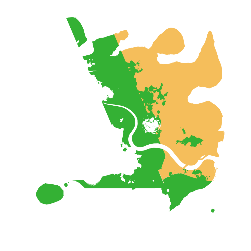 Biome Rust Map: Procedural Map, Size: 2750, Seed: 874140342