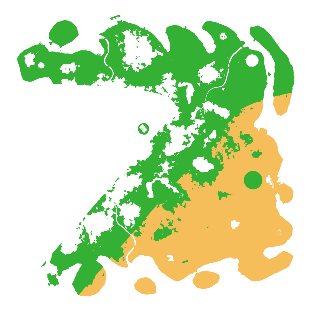 Biome Rust Map: Procedural Map, Size: 4500, Seed: 1847138058