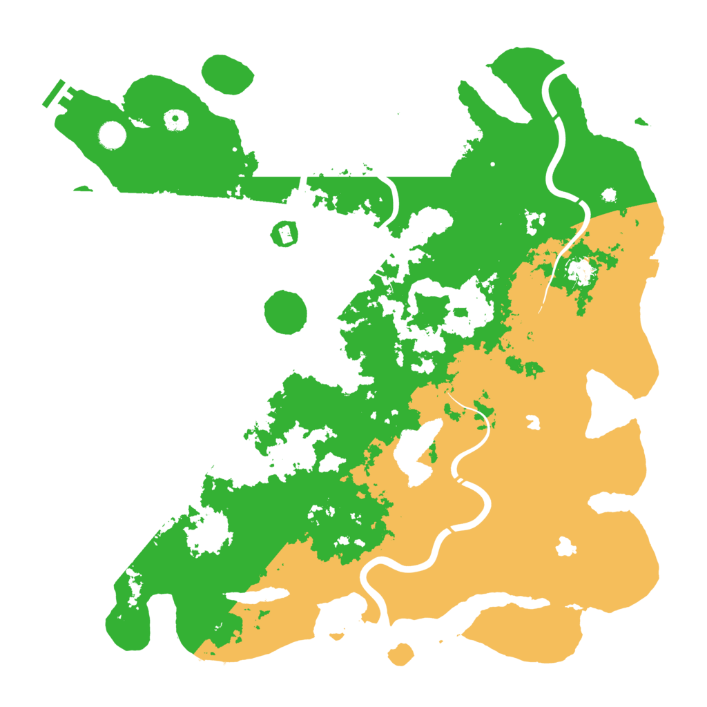 Biome Rust Map: Procedural Map, Size: 4500, Seed: 650418248