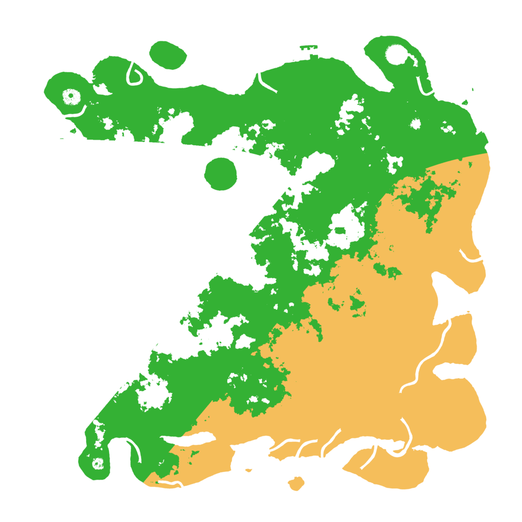 Biome Rust Map: Procedural Map, Size: 4500, Seed: 650418248