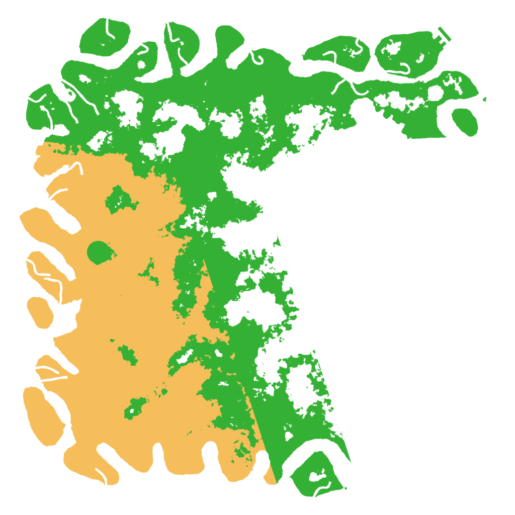 Biome Rust Map: Procedural Map, Size: 6000, Seed: 5049642