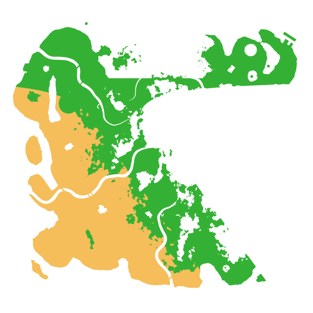Biome Rust Map: Procedural Map, Size: 4500, Seed: 1798924034