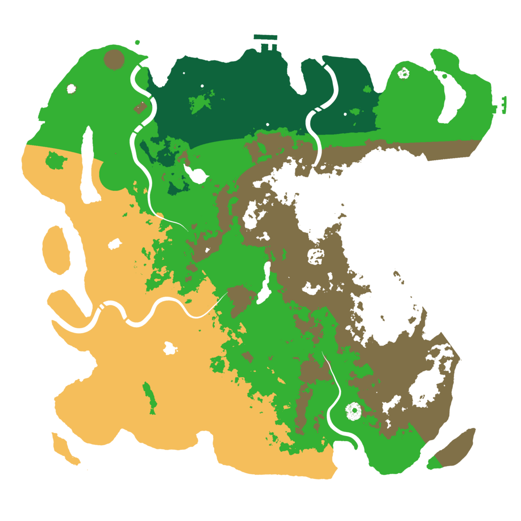 Biome Rust Map: Procedural Map, Size: 4500, Seed: 1798924034