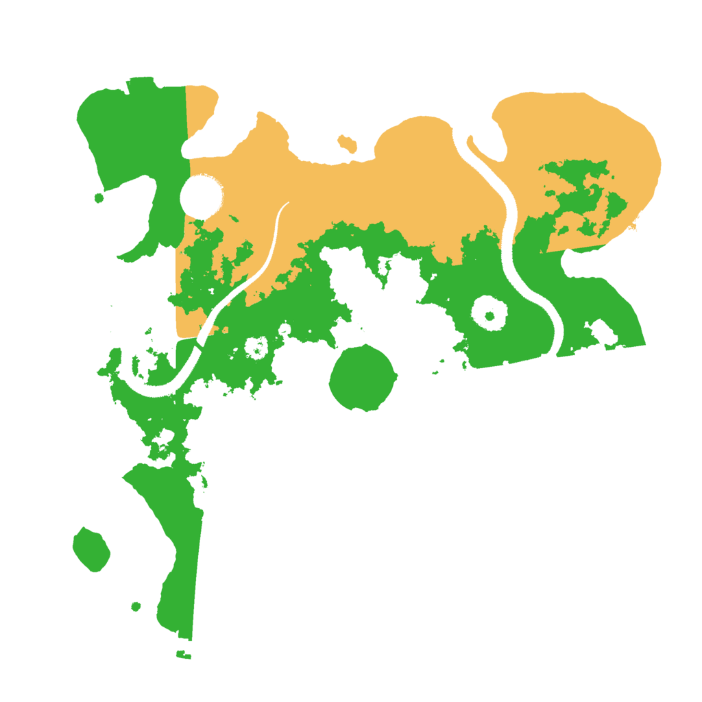 Biome Rust Map: Procedural Map, Size: 2999, Seed: 50000