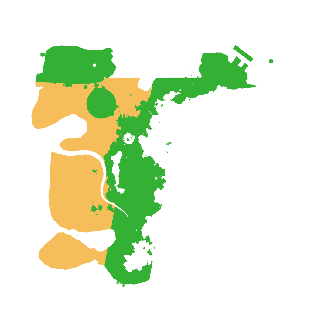Biome Rust Map: Procedural Map, Size: 2800, Seed: 57705056