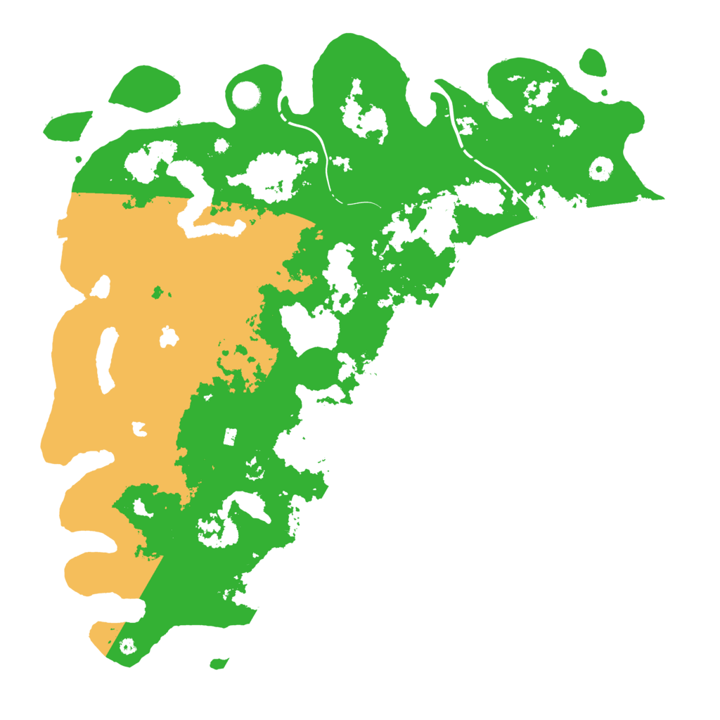 Biome Rust Map: Procedural Map, Size: 4500, Seed: 96218184