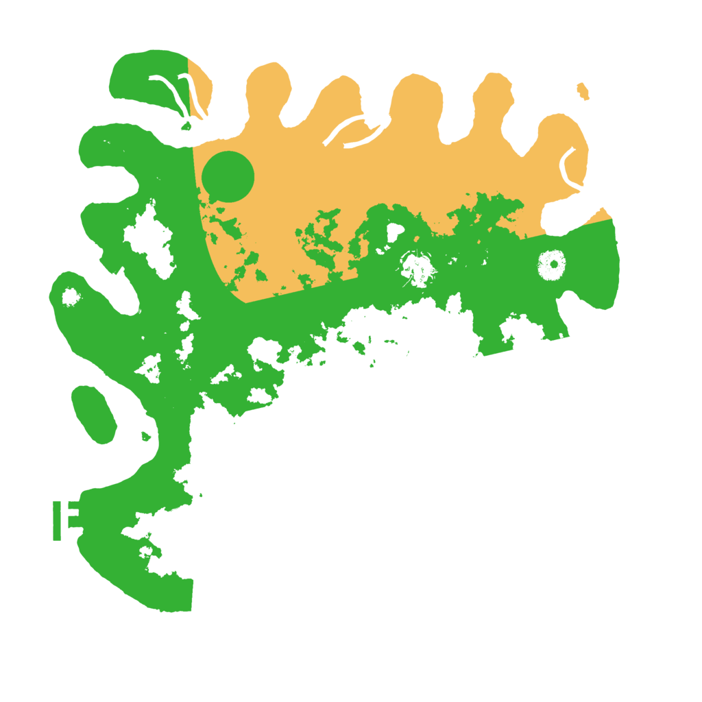 Biome Rust Map: Procedural Map, Size: 3600, Seed: 10309