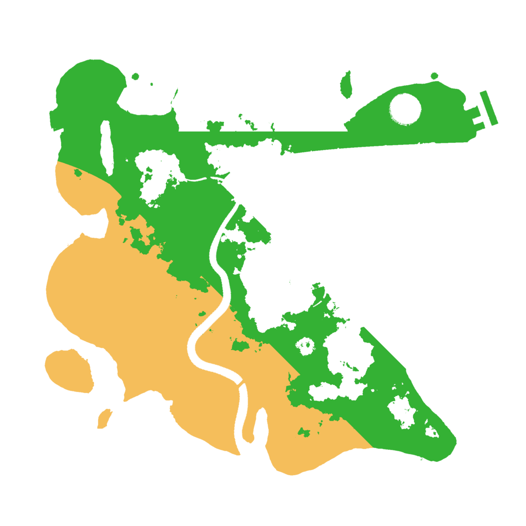 Biome Rust Map: Procedural Map, Size: 3000, Seed: 45689