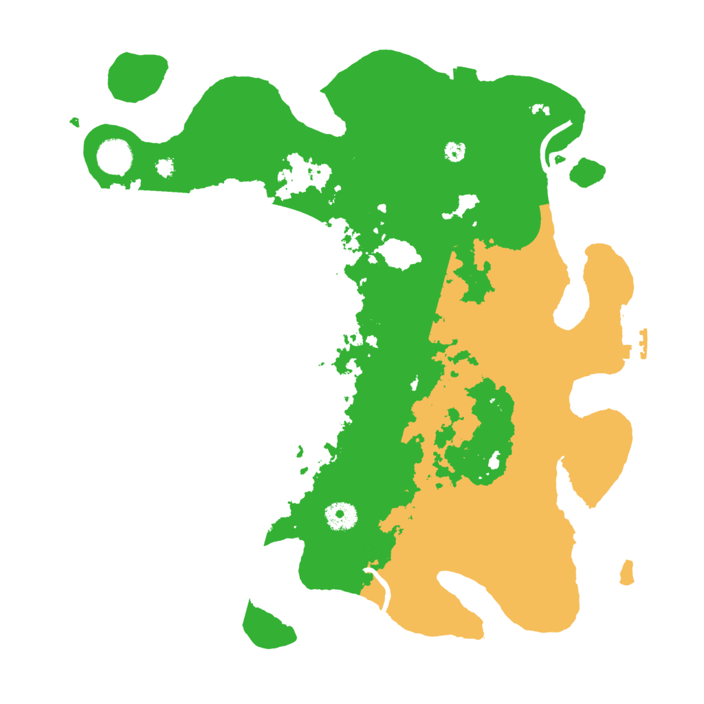 Biome Rust Map: Procedural Map, Size: 3500, Seed: 149911230