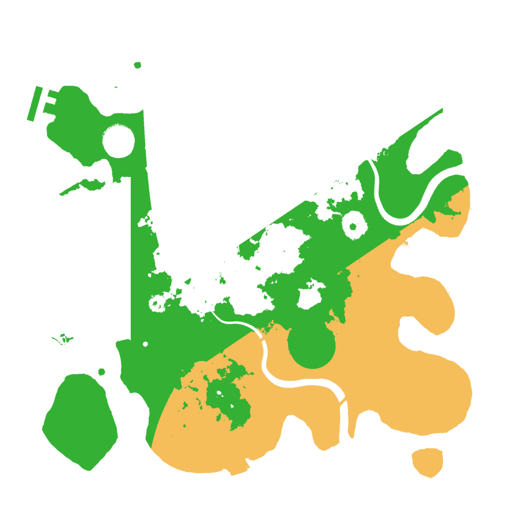 Biome Rust Map: Procedural Map, Size: 3000, Seed: 92749