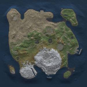 Thumbnail Rust Map: Procedural Map, Size: 3000, Seed: 958429891, 12 Monuments