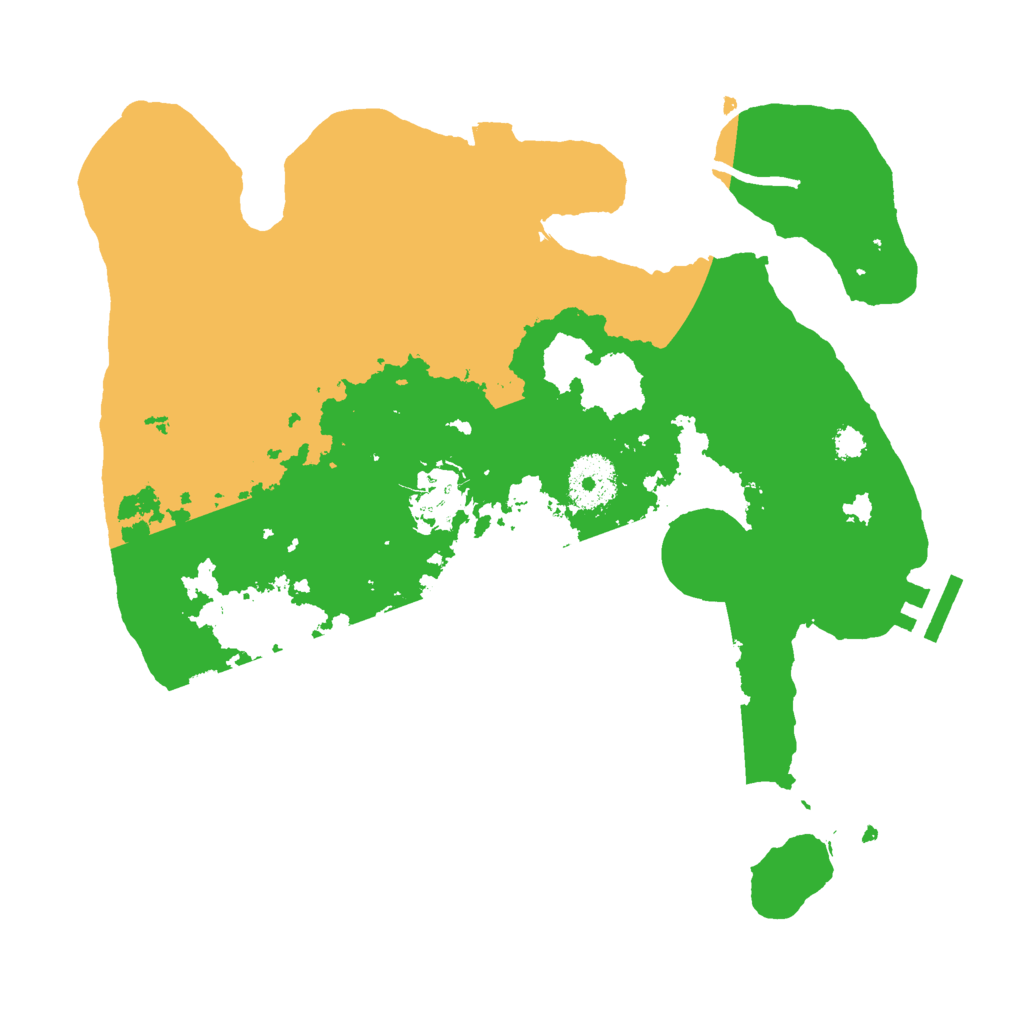 Biome Rust Map: Procedural Map, Size: 3000, Seed: 958429891