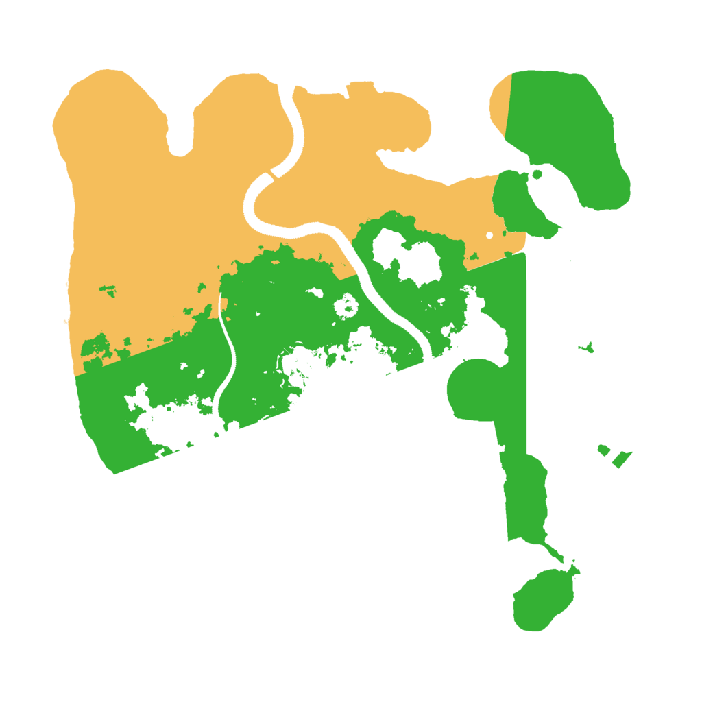 Biome Rust Map: Procedural Map, Size: 3000, Seed: 958429891