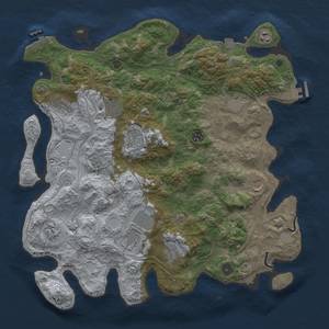 Thumbnail Rust Map: Procedural Map, Size: 4250, Seed: 282628780, 19 Monuments