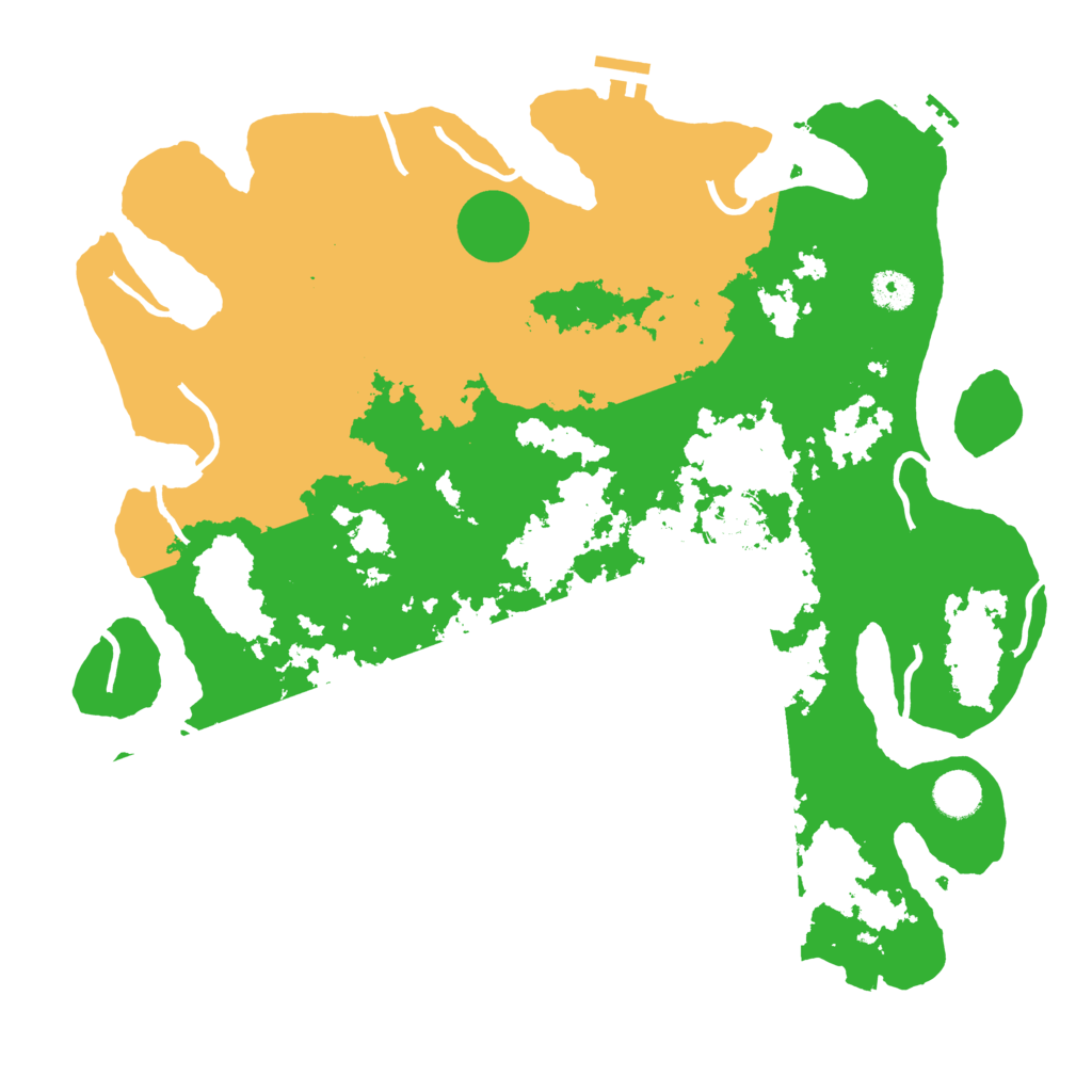 Biome Rust Map: Procedural Map, Size: 4000, Seed: 1624643618