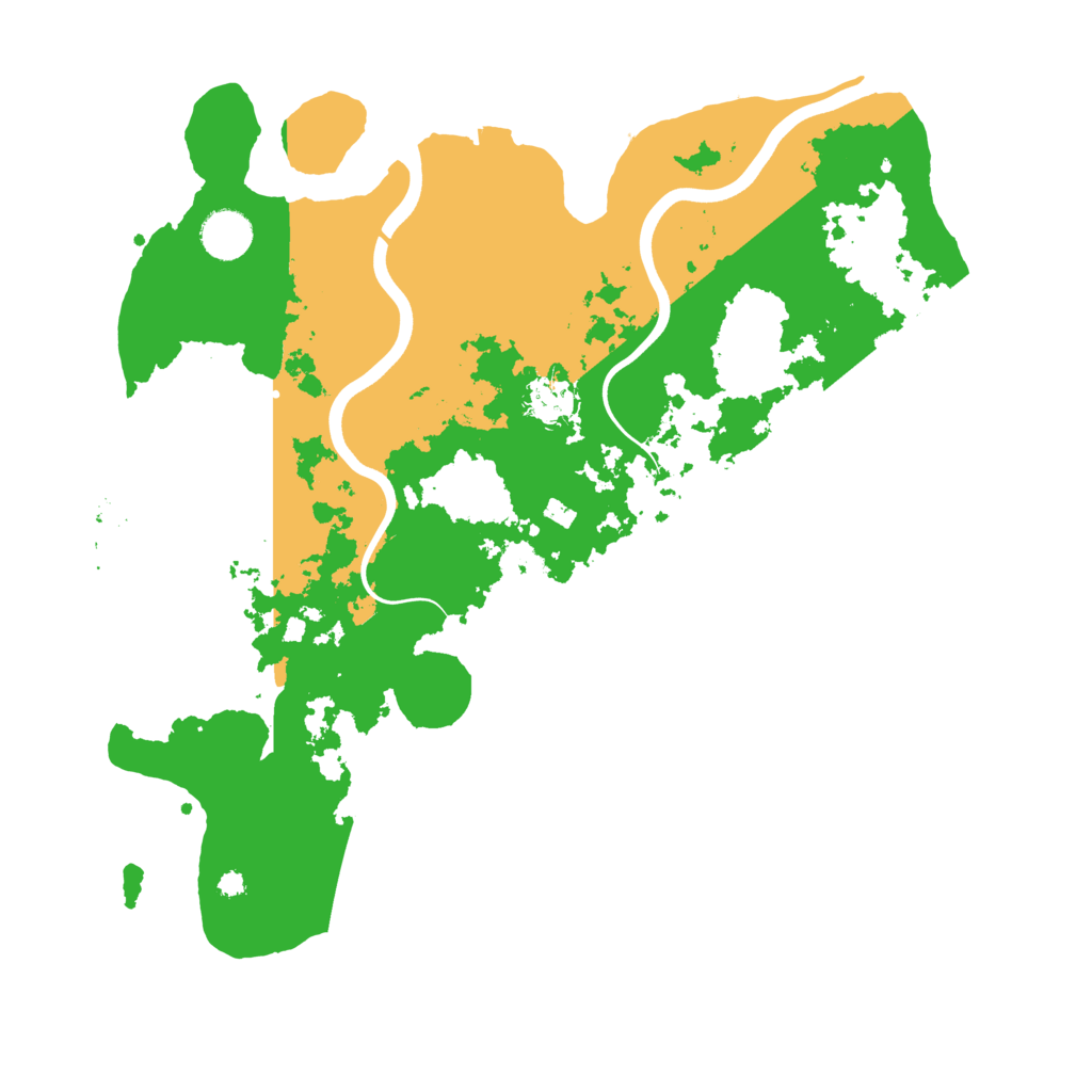 Biome Rust Map: Procedural Map, Size: 3800, Seed: 67655952
