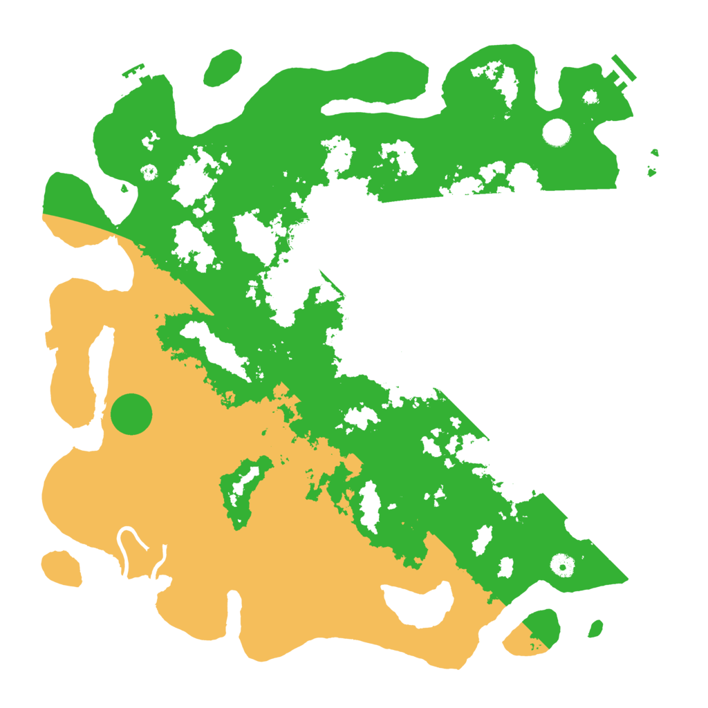 Biome Rust Map: Procedural Map, Size: 4500, Seed: 45689