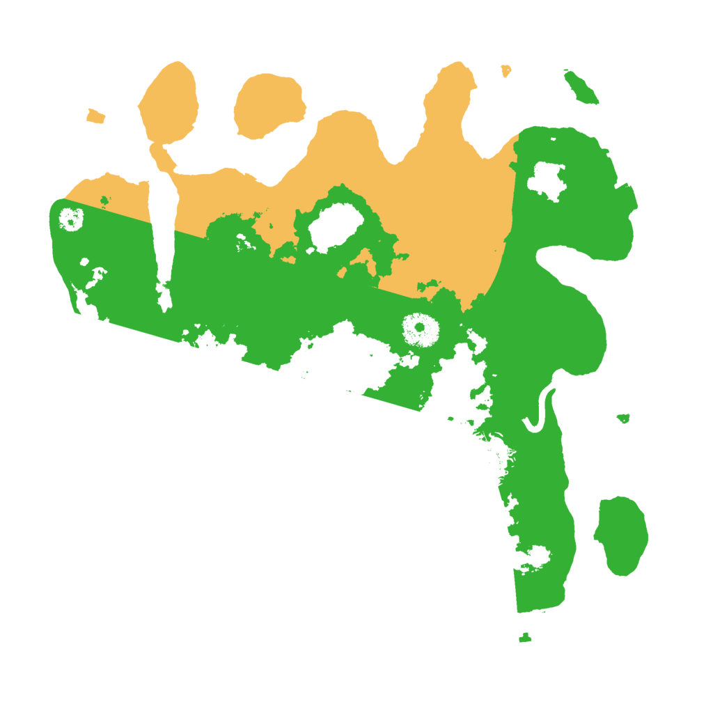 Biome Rust Map: Procedural Map, Size: 3000, Seed: 2022024