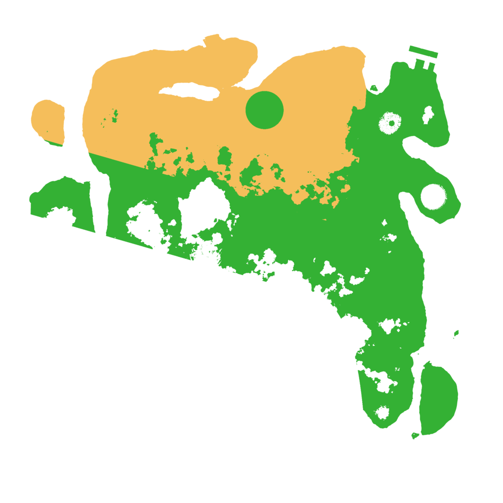 Biome Rust Map: Procedural Map, Size: 3500, Seed: 2022024