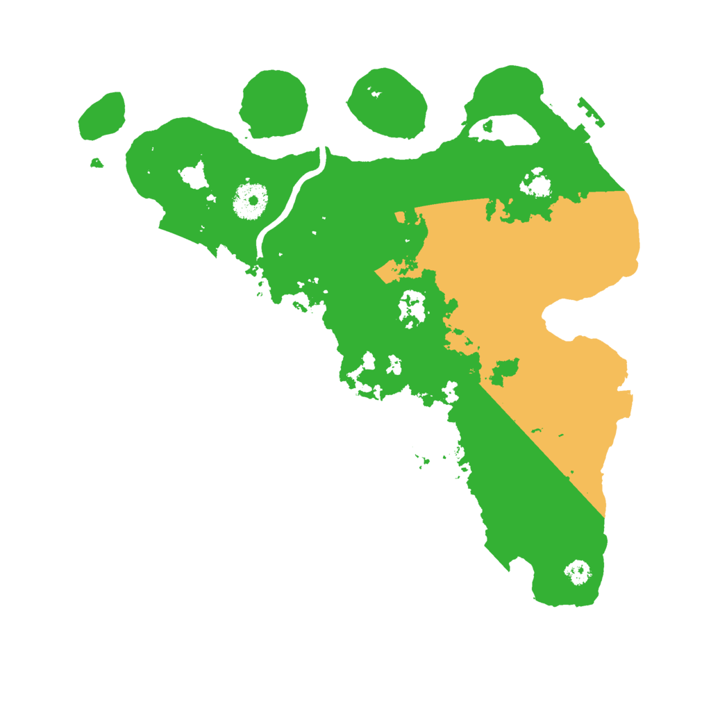 Biome Rust Map: Procedural Map, Size: 3000, Seed: 4768