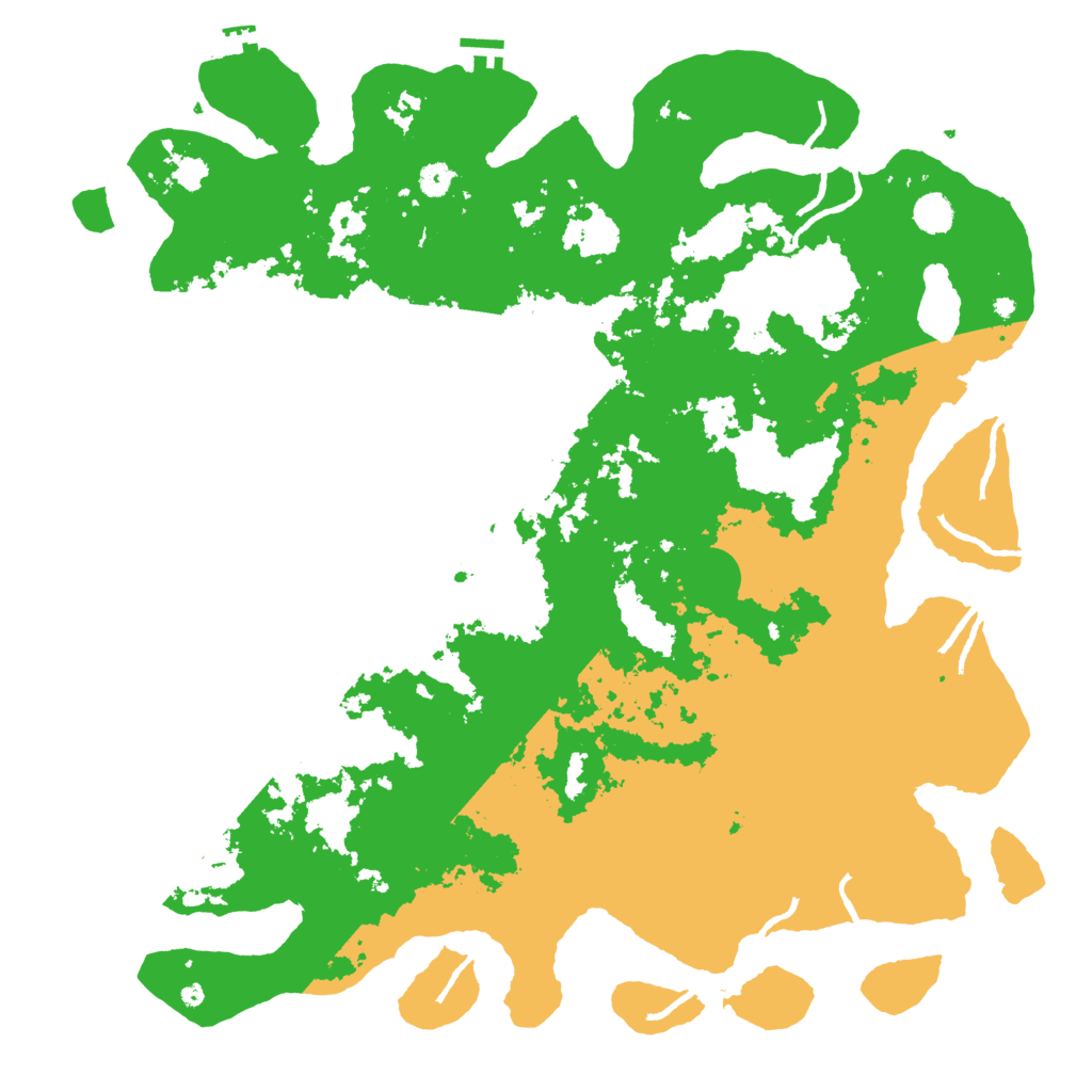 Biome Rust Map: Procedural Map, Size: 5000, Seed: 48287