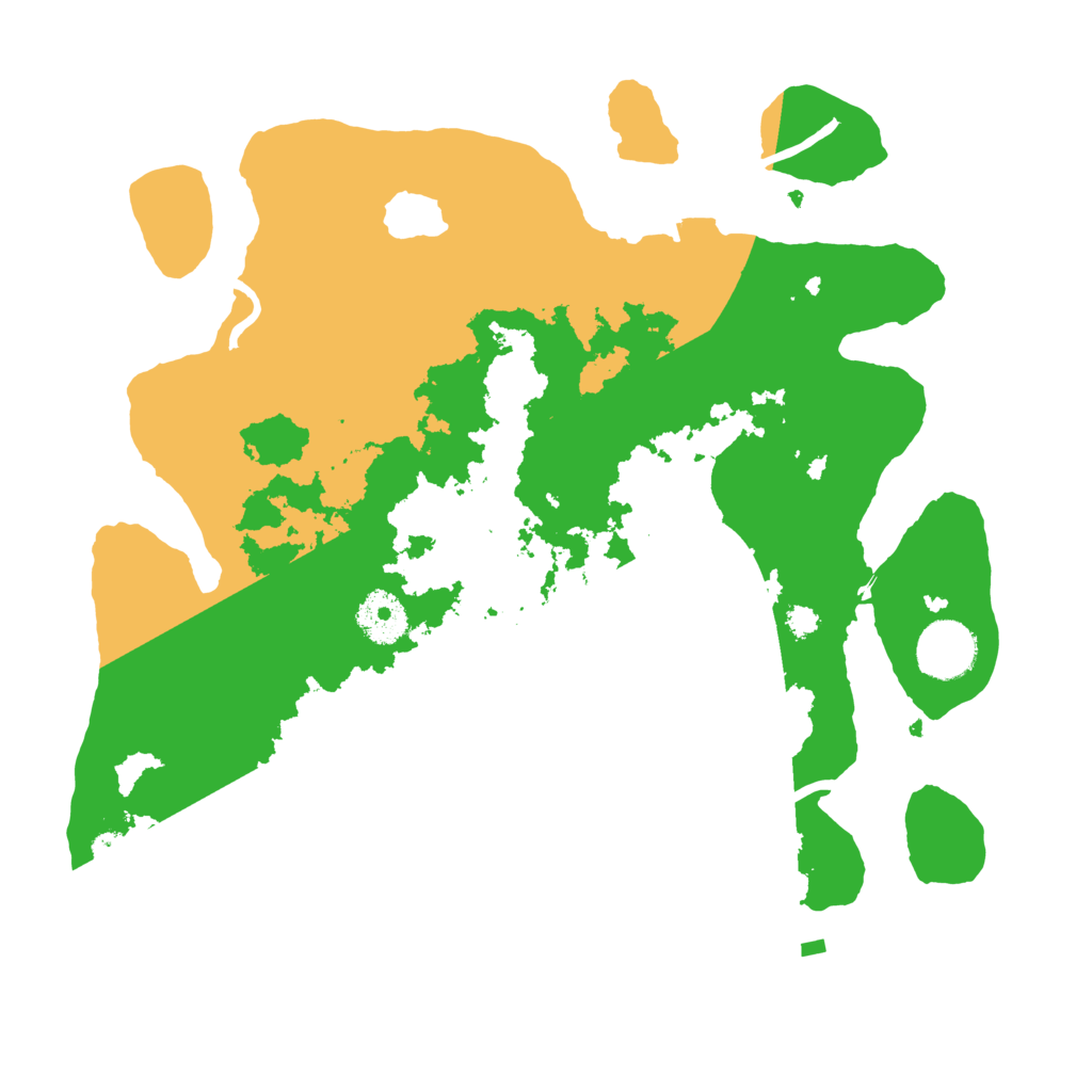 Biome Rust Map: Procedural Map, Size: 3250, Seed: 951920528