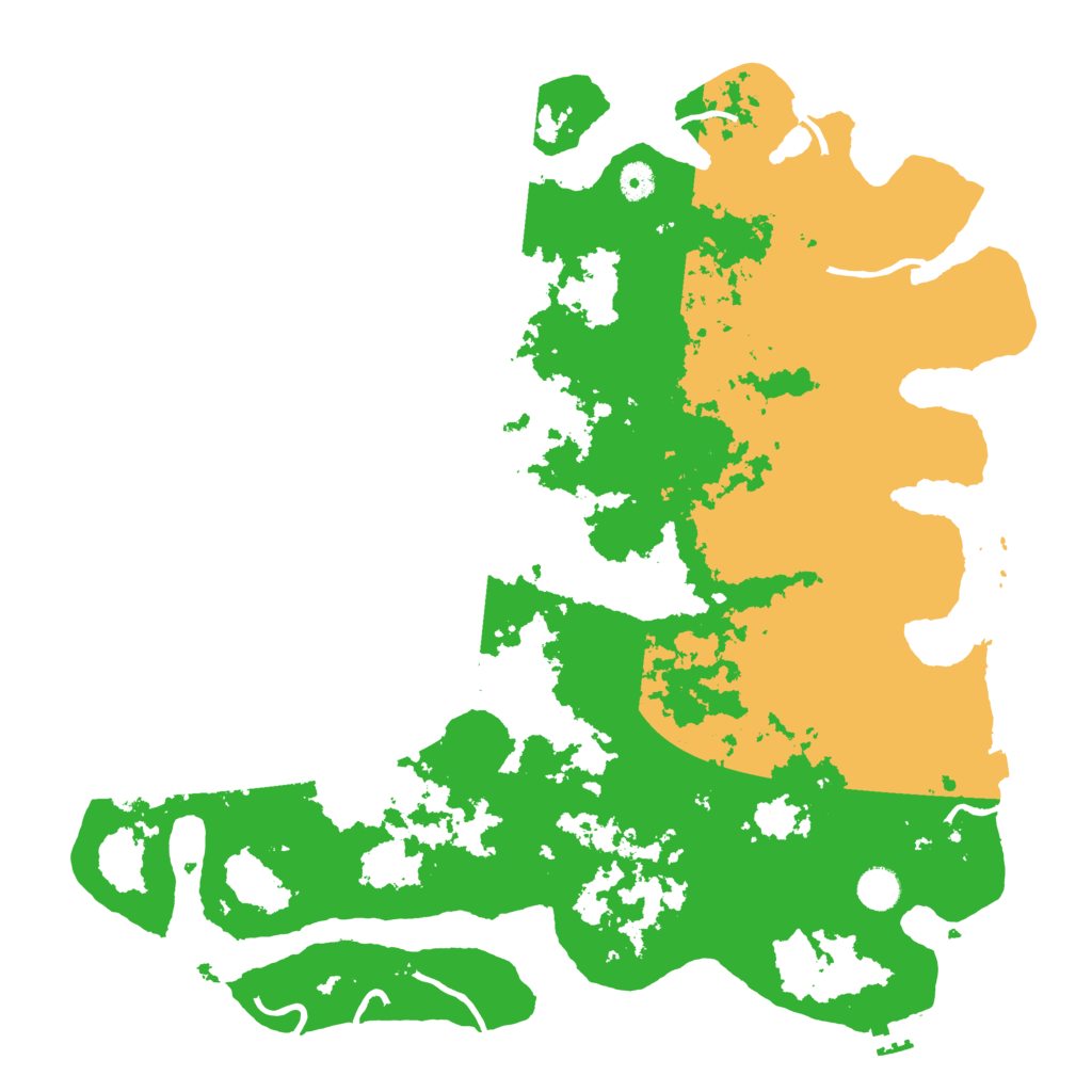 Biome Rust Map: Procedural Map, Size: 4500, Seed: 1394243668