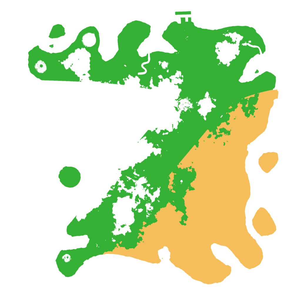 Biome Rust Map: Procedural Map, Size: 3850, Seed: 242345