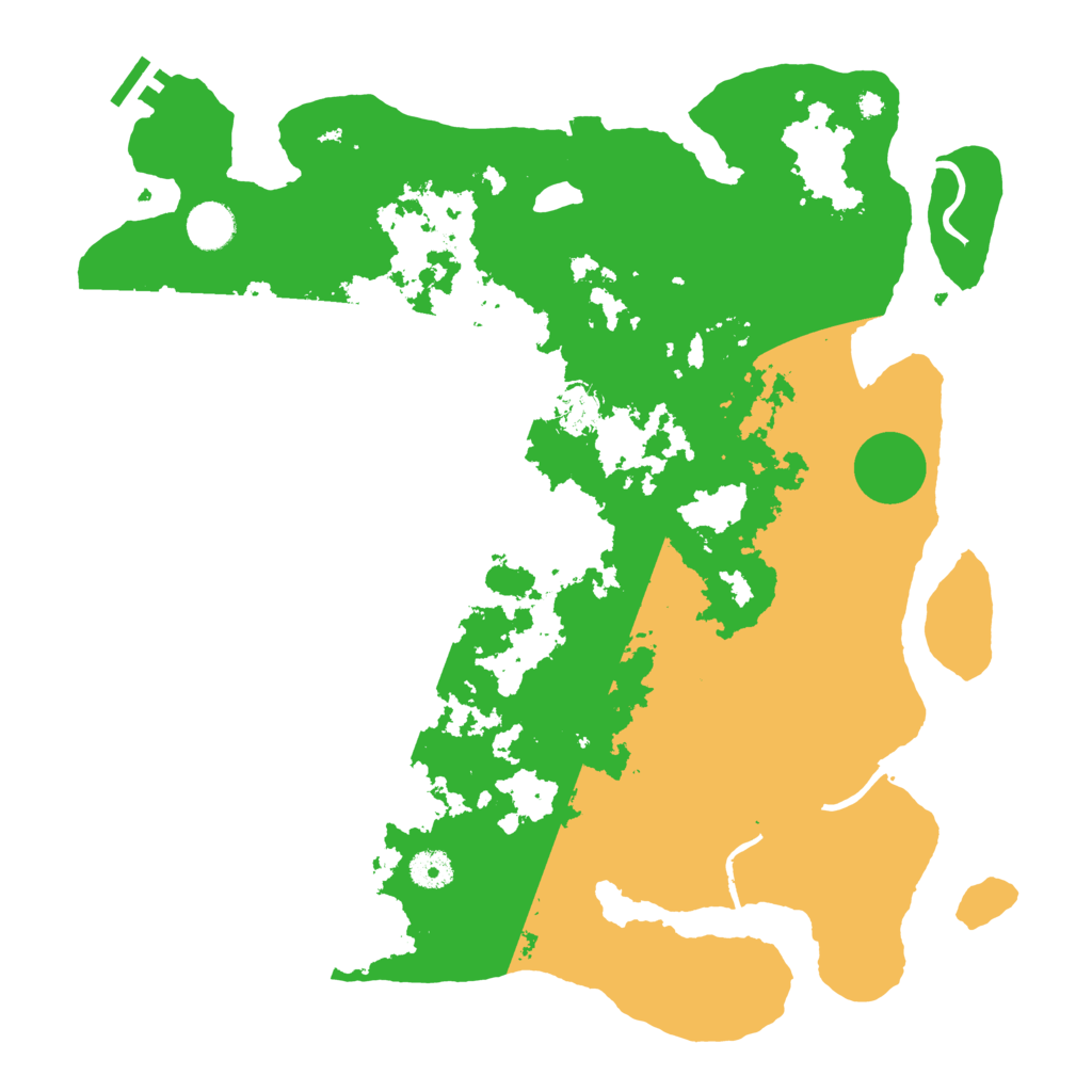 Biome Rust Map: Procedural Map, Size: 4000, Seed: 97627