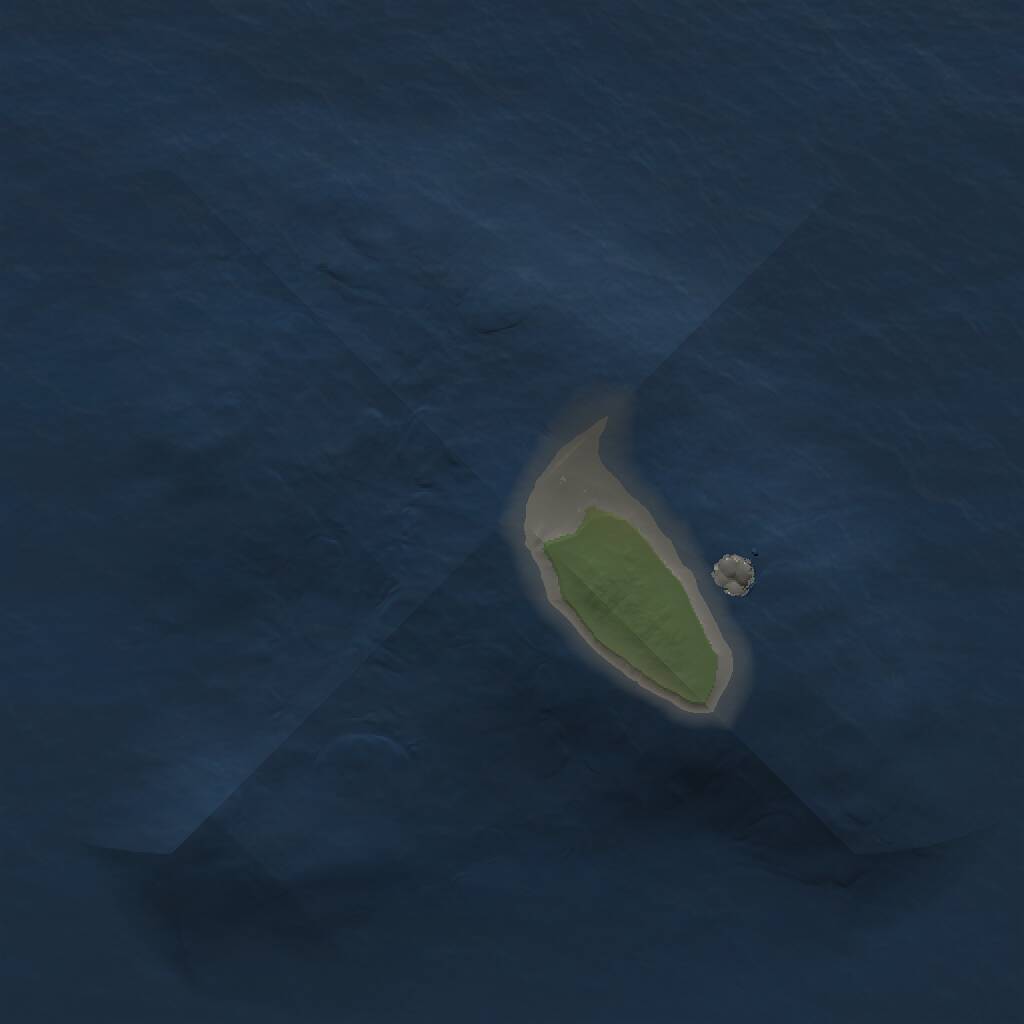 Rust Map: Procedural Map, Size: 1000, Seed: 1376623282, 1 Monuments