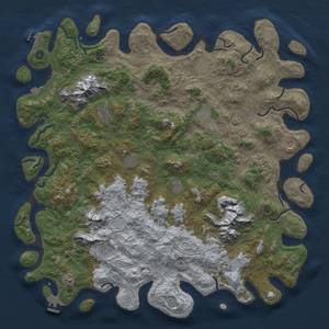 Thumbnail Rust Map: Procedural Map, Size: 5555, Seed: 8675309, 19 Monuments