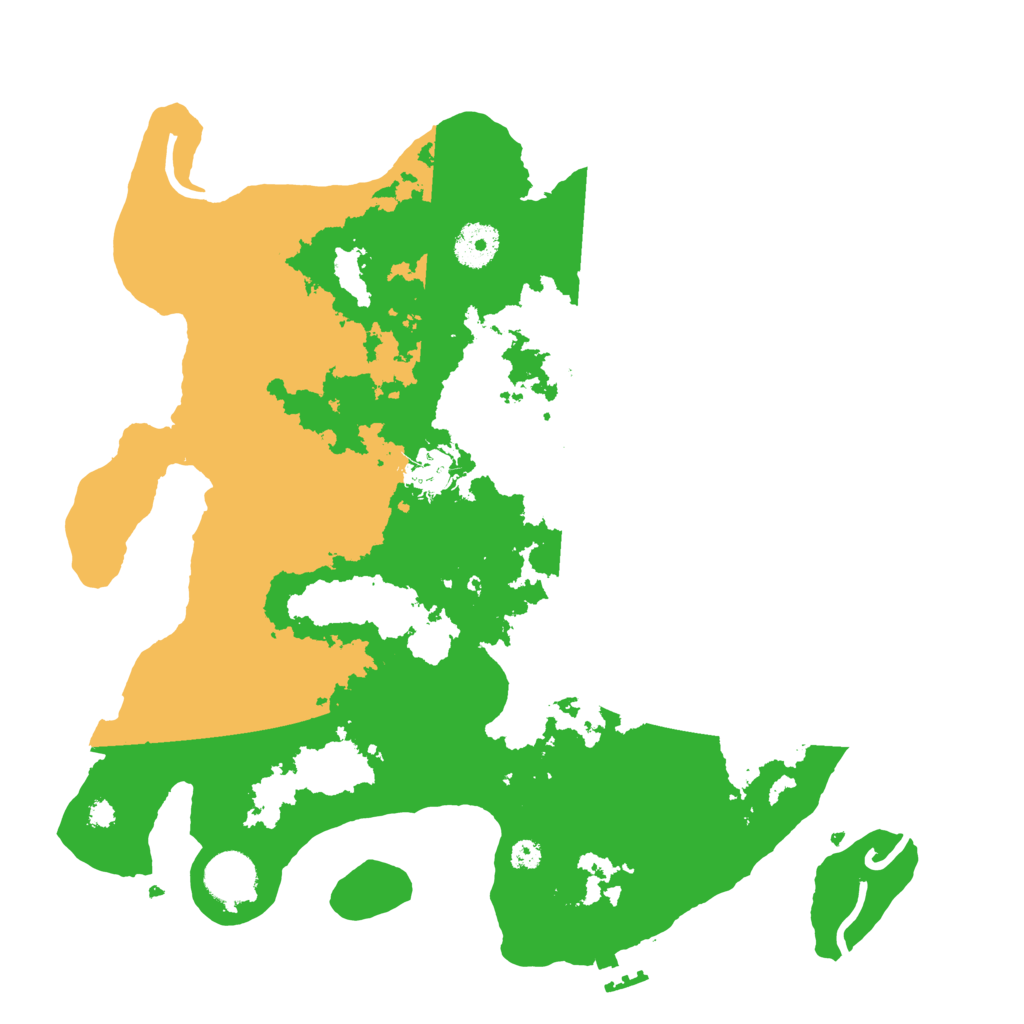 Biome Rust Map: Procedural Map, Size: 3500, Seed: 237254252