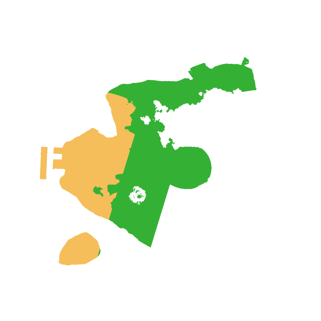 Biome Rust Map: Procedural Map, Size: 2000, Seed: 361400892