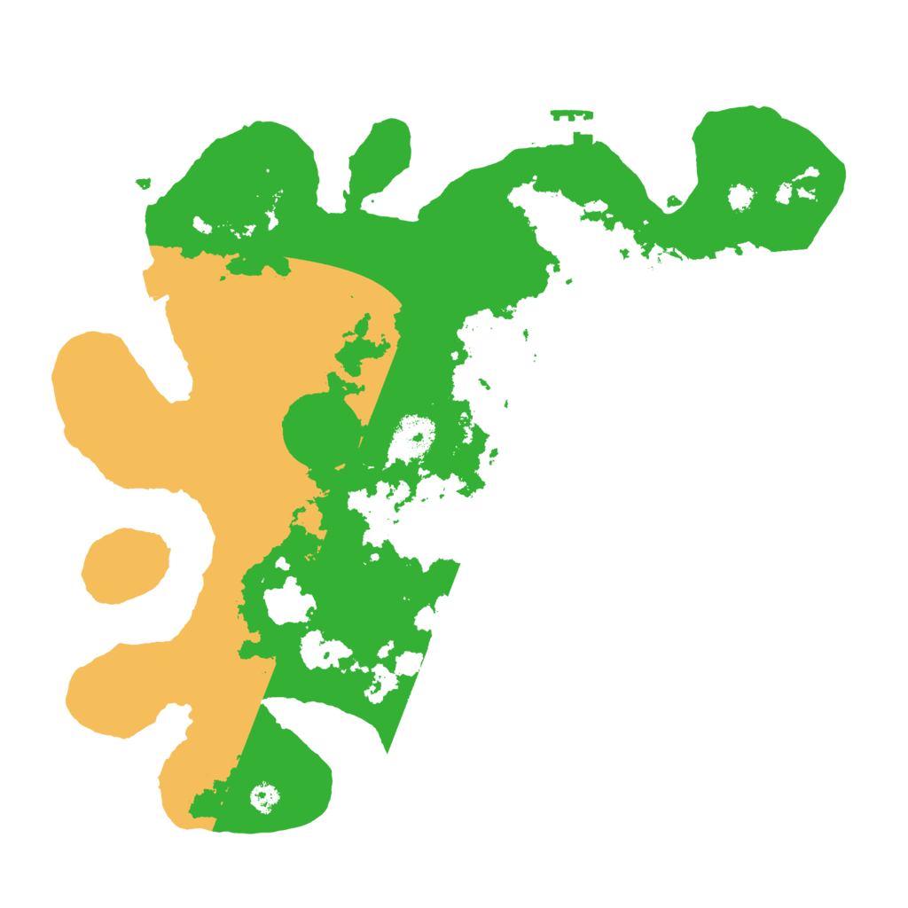 Biome Rust Map: Procedural Map, Size: 3250, Seed: 89495