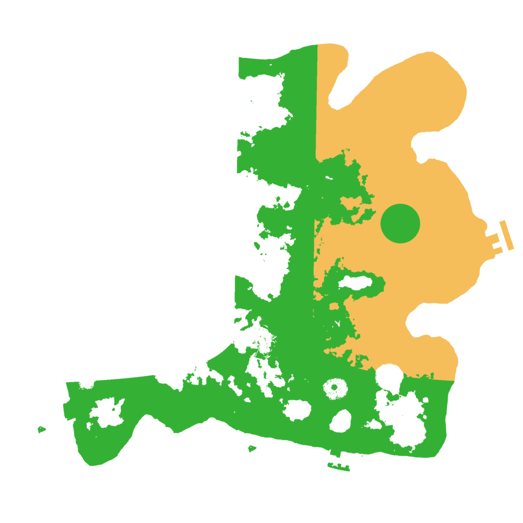 Biome Rust Map: Procedural Map, Size: 3500, Seed: 1921959792