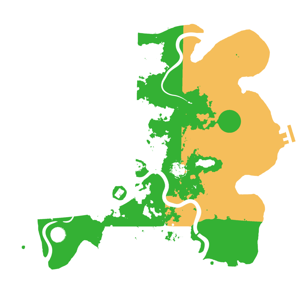 Biome Rust Map: Procedural Map, Size: 3500, Seed: 1921959792