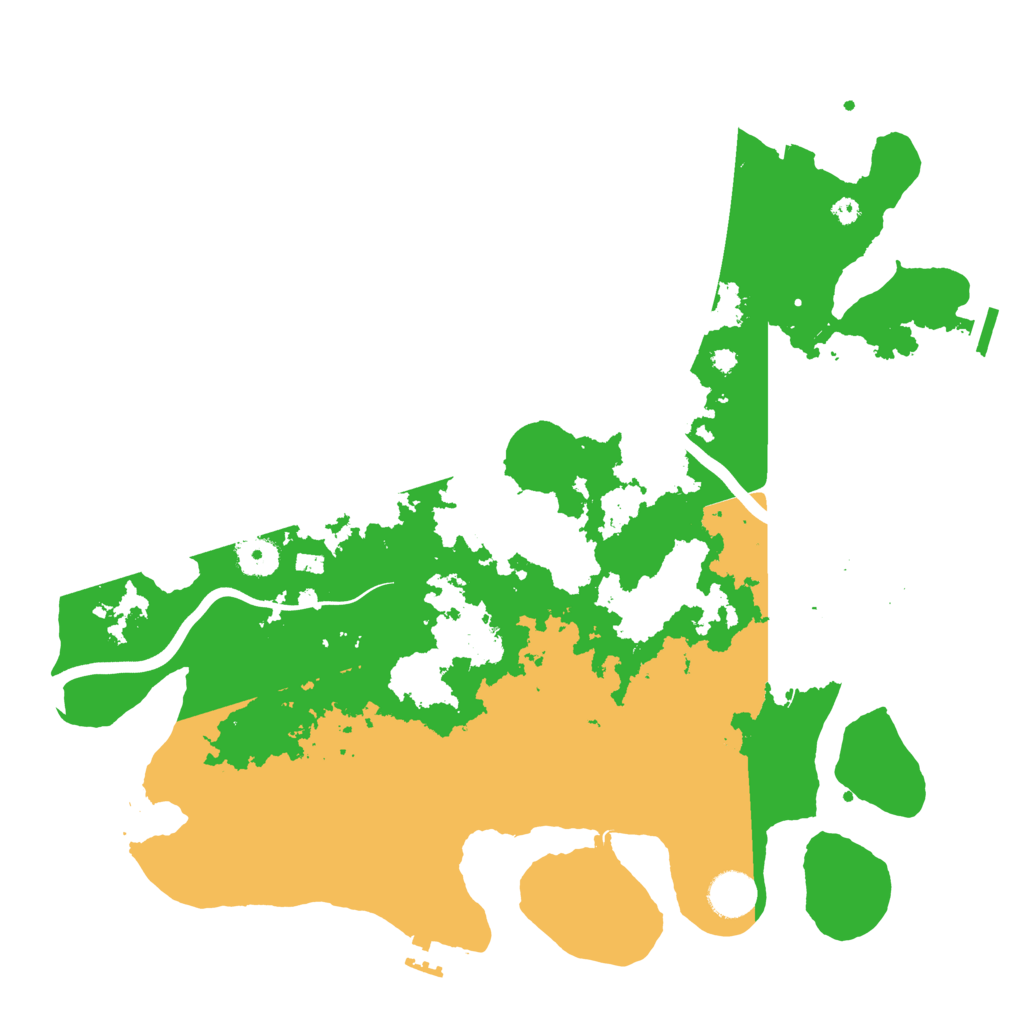 Biome Rust Map: Procedural Map, Size: 3900, Seed: 1190239755